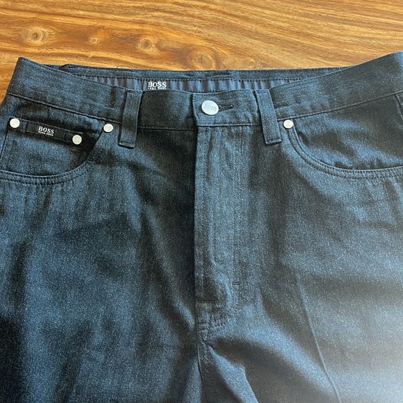 Vintage Hugo Boss Pants  (Alabama) Charcoal size 34-34 5 Pocket Mint Condition - Picture 10 of 13